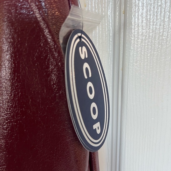 Scoop Women’s Faux Patent Leather Front Slit Midi Skirt, Size 4 NWT - Picture 10 of 13